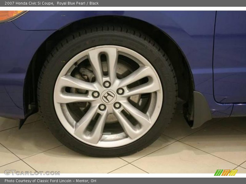 Royal Blue Pearl / Black 2007 Honda Civic Si Coupe