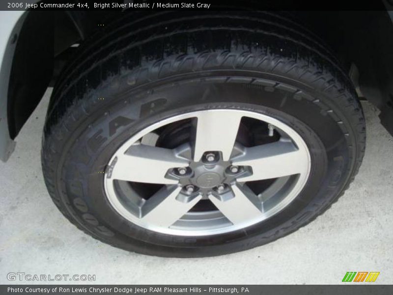 Bright Silver Metallic / Medium Slate Gray 2006 Jeep Commander 4x4