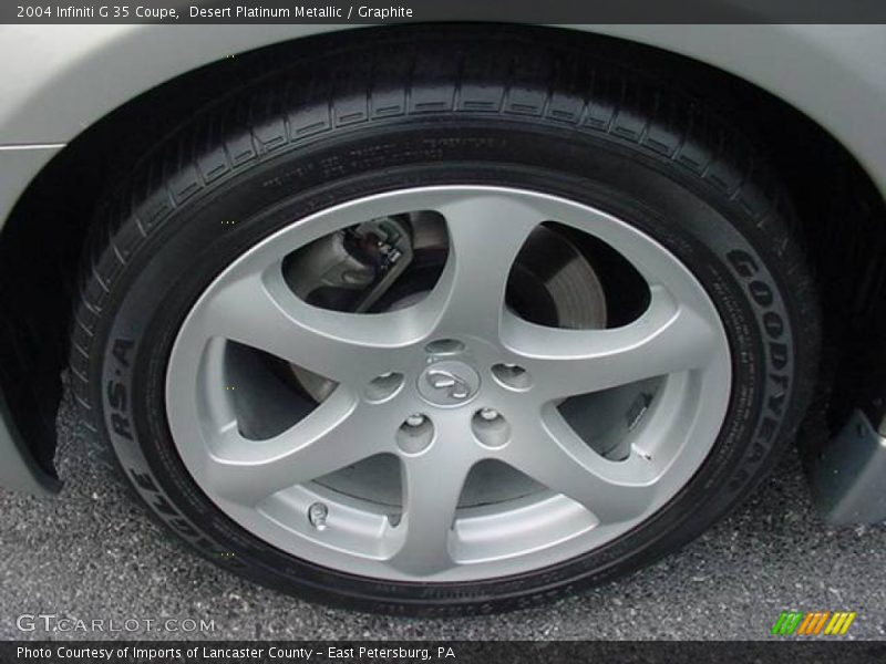 Desert Platinum Metallic / Graphite 2004 Infiniti G 35 Coupe