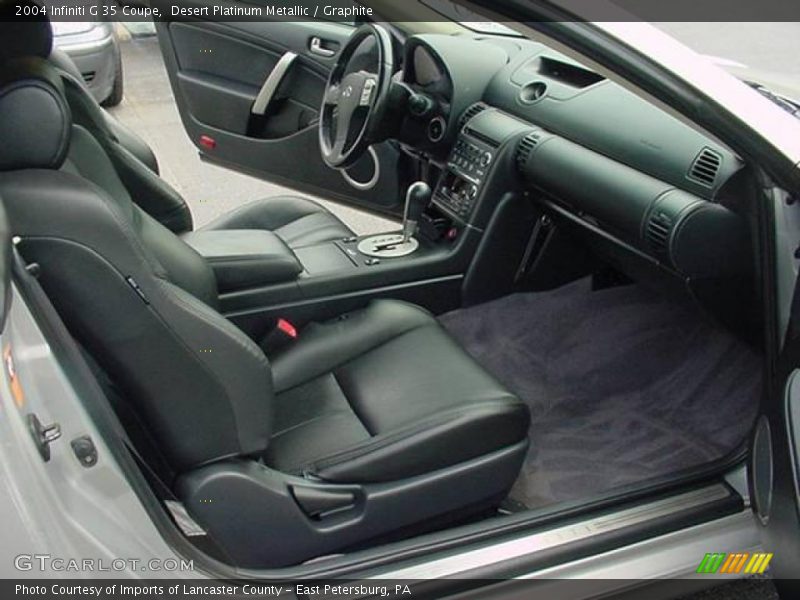 Desert Platinum Metallic / Graphite 2004 Infiniti G 35 Coupe
