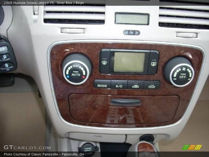 Silver Blue / Beige 2008 Hyundai Sonata Limited V6