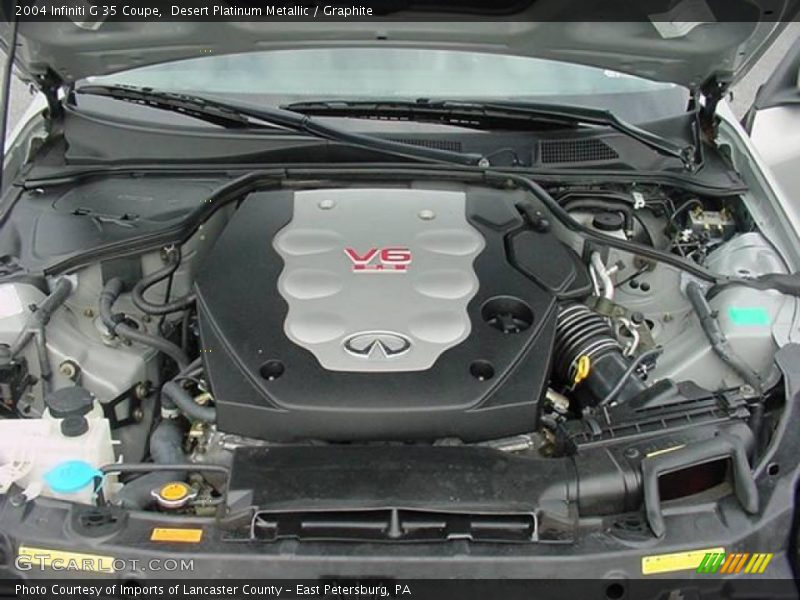 Desert Platinum Metallic / Graphite 2004 Infiniti G 35 Coupe