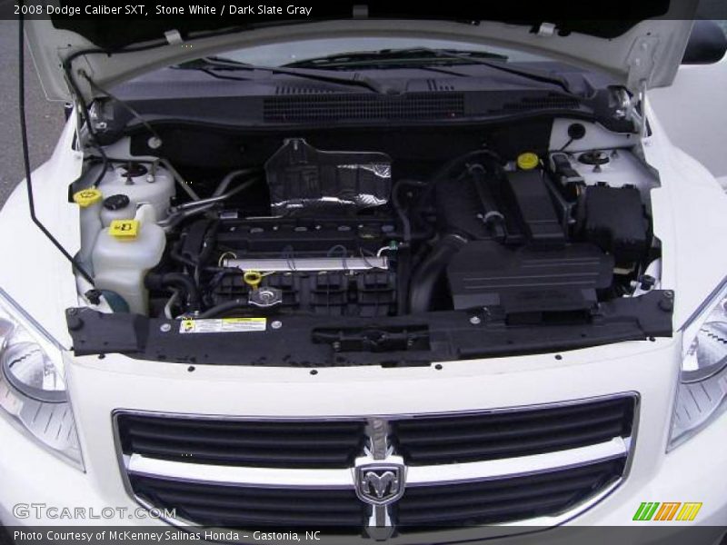 Stone White / Dark Slate Gray 2008 Dodge Caliber SXT