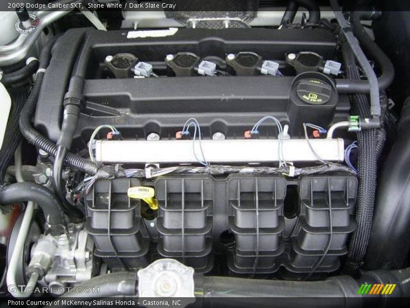 Stone White / Dark Slate Gray 2008 Dodge Caliber SXT