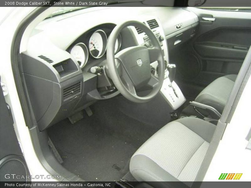 Stone White / Dark Slate Gray 2008 Dodge Caliber SXT