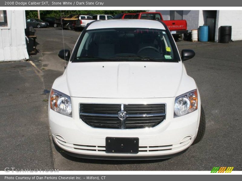 Stone White / Dark Slate Gray 2008 Dodge Caliber SXT
