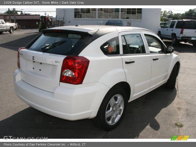 Stone White / Dark Slate Gray 2008 Dodge Caliber SXT