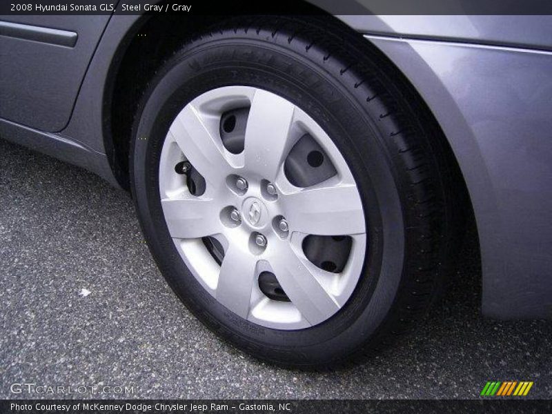 Steel Gray / Gray 2008 Hyundai Sonata GLS