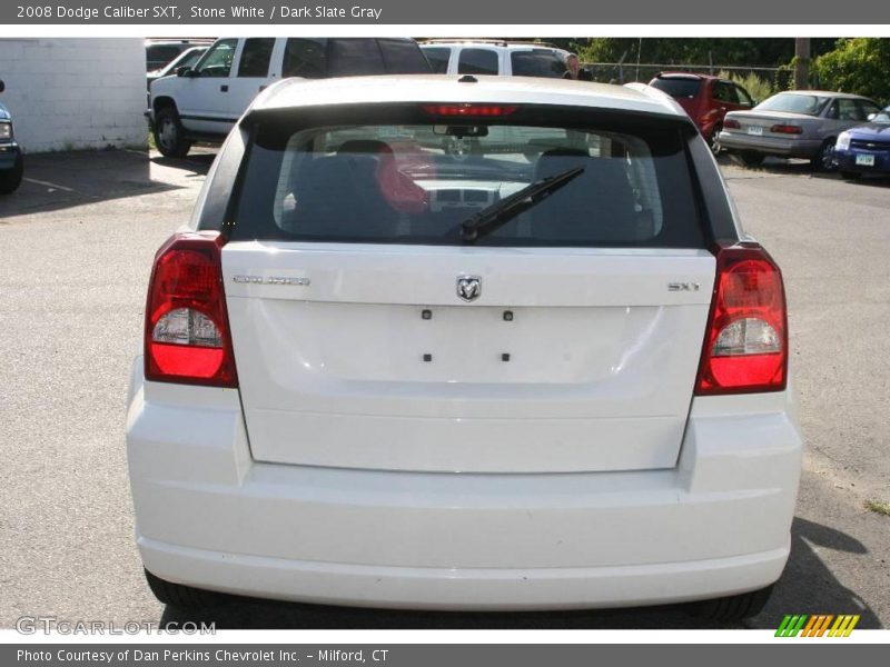 Stone White / Dark Slate Gray 2008 Dodge Caliber SXT