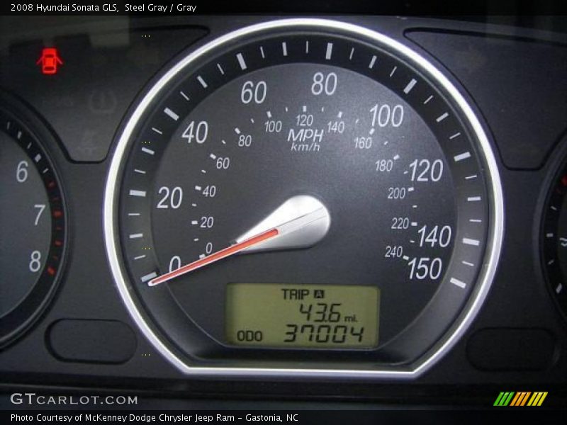 Steel Gray / Gray 2008 Hyundai Sonata GLS