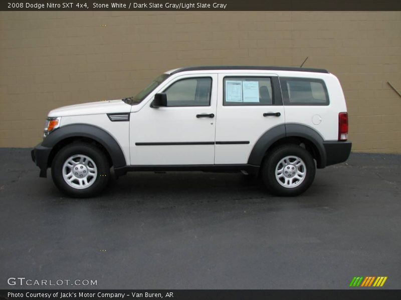 Stone White / Dark Slate Gray/Light Slate Gray 2008 Dodge Nitro SXT 4x4