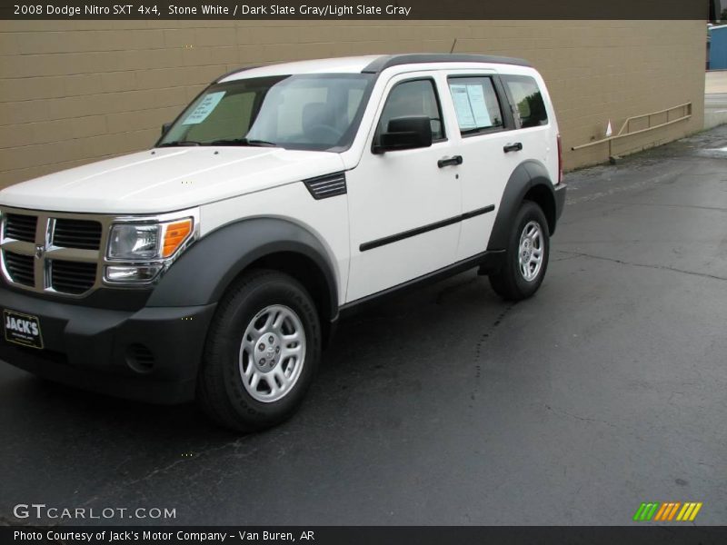 Stone White / Dark Slate Gray/Light Slate Gray 2008 Dodge Nitro SXT 4x4