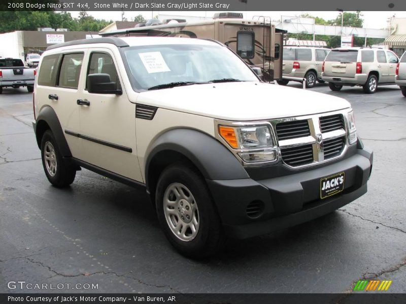 Stone White / Dark Slate Gray/Light Slate Gray 2008 Dodge Nitro SXT 4x4