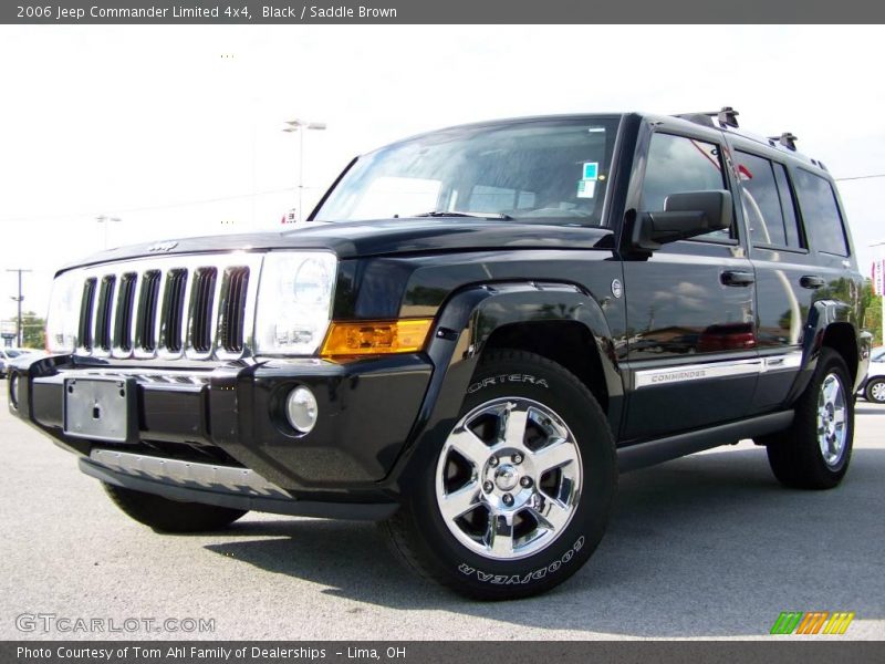 Black / Saddle Brown 2006 Jeep Commander Limited 4x4