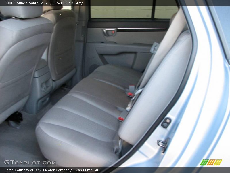 Silver Blue / Gray 2008 Hyundai Santa Fe GLS