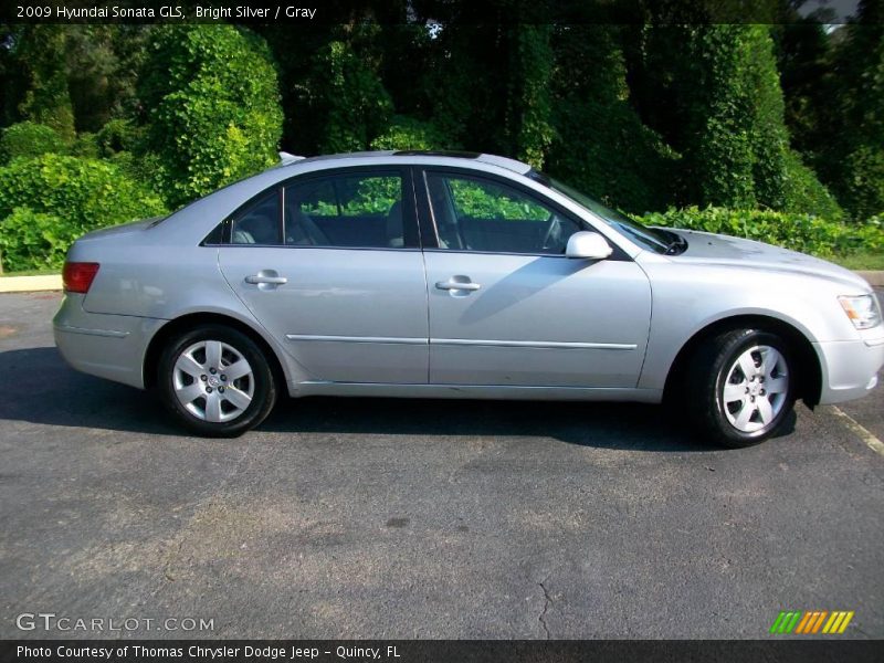 Bright Silver / Gray 2009 Hyundai Sonata GLS