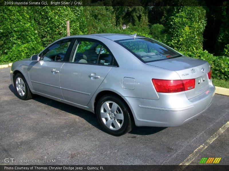 Bright Silver / Gray 2009 Hyundai Sonata GLS