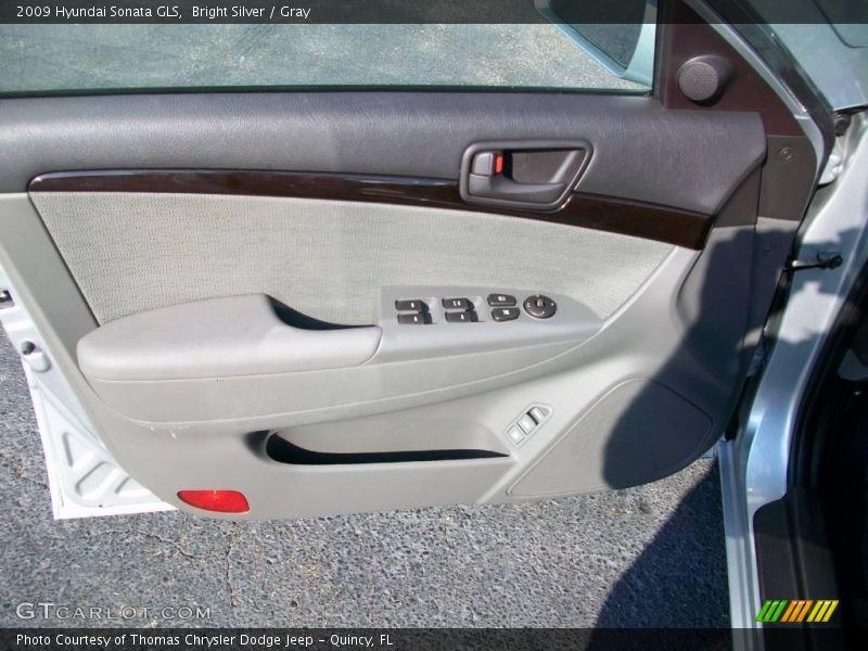 Bright Silver / Gray 2009 Hyundai Sonata GLS