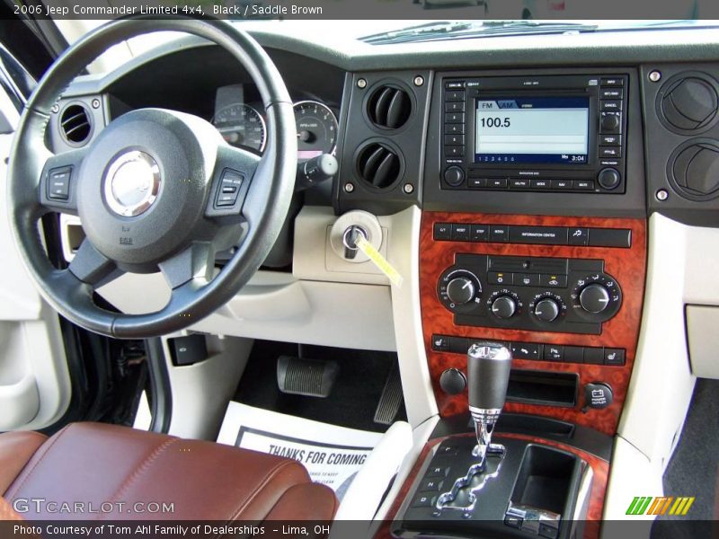 Black / Saddle Brown 2006 Jeep Commander Limited 4x4