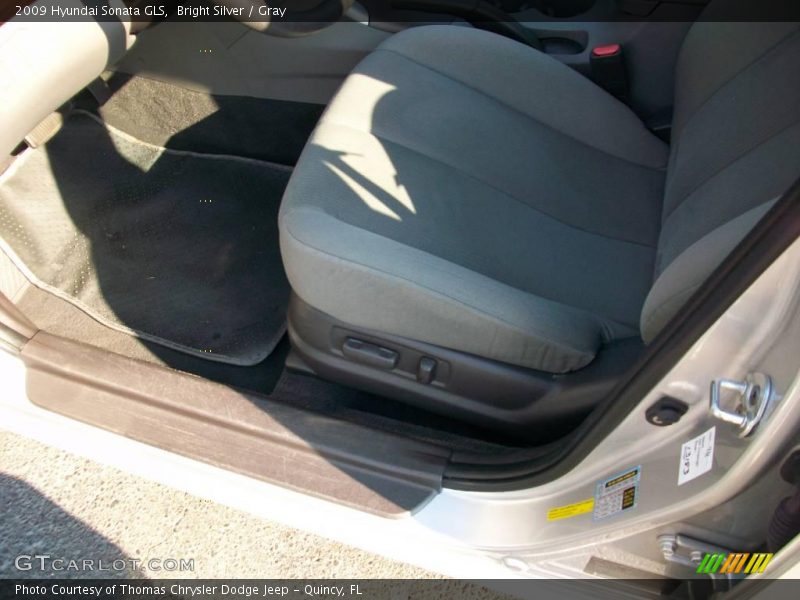 Bright Silver / Gray 2009 Hyundai Sonata GLS