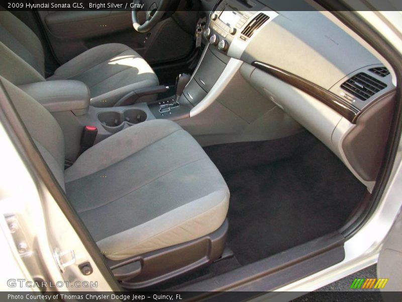 Bright Silver / Gray 2009 Hyundai Sonata GLS
