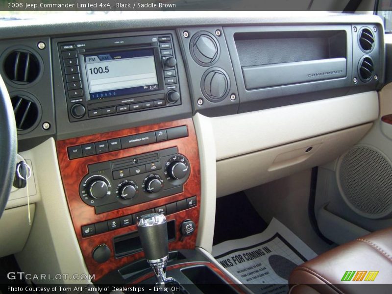 Black / Saddle Brown 2006 Jeep Commander Limited 4x4
