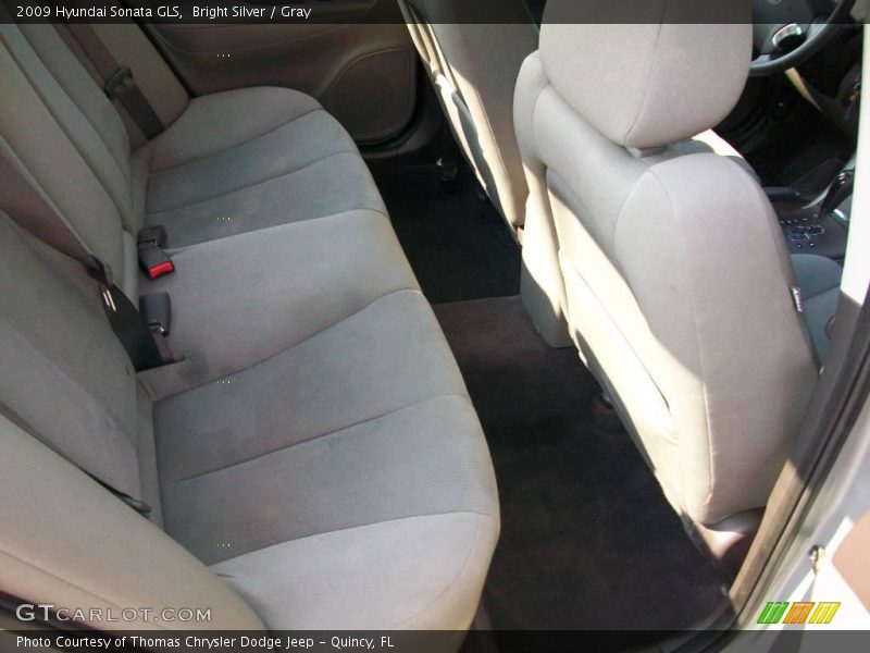 Bright Silver / Gray 2009 Hyundai Sonata GLS