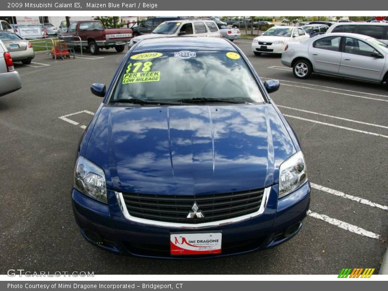 Maizen Blue Pearl / Beige 2009 Mitsubishi Galant ES