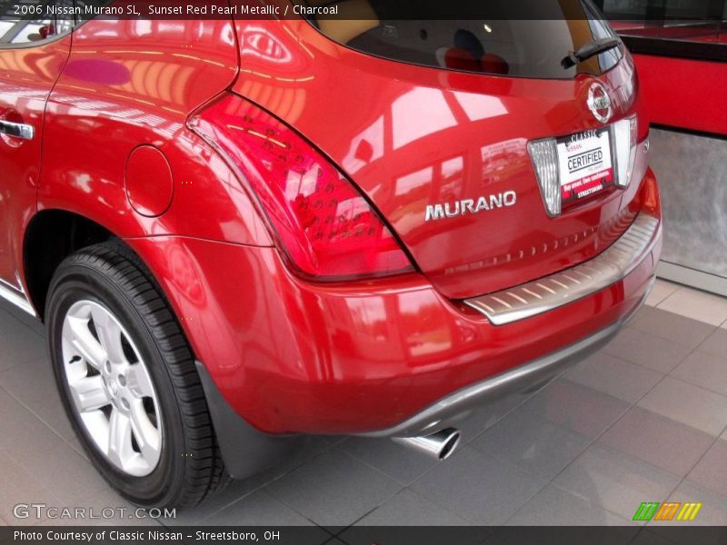 Sunset Red Pearl Metallic / Charcoal 2006 Nissan Murano SL