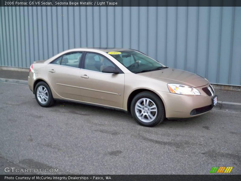 Sedona Beige Metallic / Light Taupe 2006 Pontiac G6 V6 Sedan