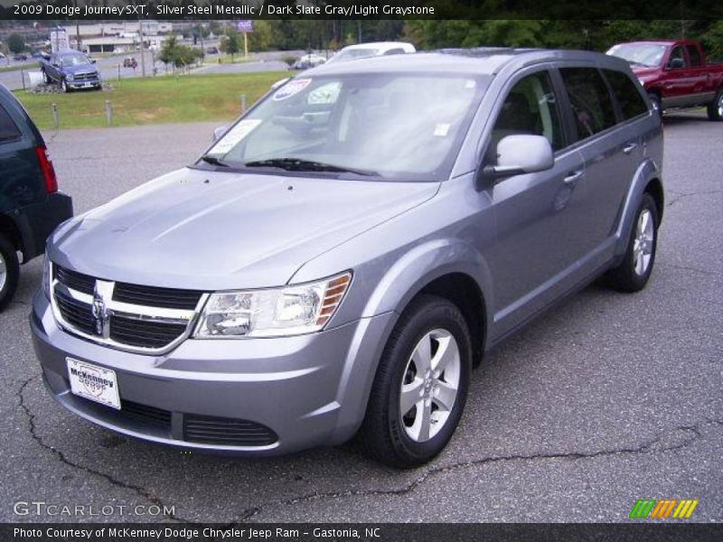 Silver Steel Metallic / Dark Slate Gray/Light Graystone 2009 Dodge Journey SXT