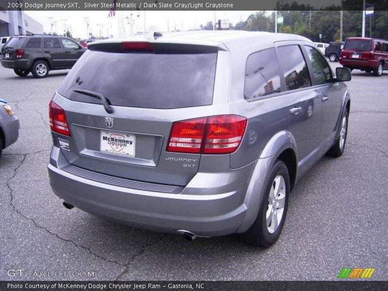 Silver Steel Metallic / Dark Slate Gray/Light Graystone 2009 Dodge Journey SXT