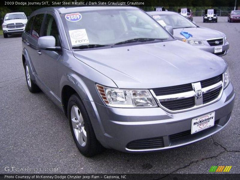 Silver Steel Metallic / Dark Slate Gray/Light Graystone 2009 Dodge Journey SXT