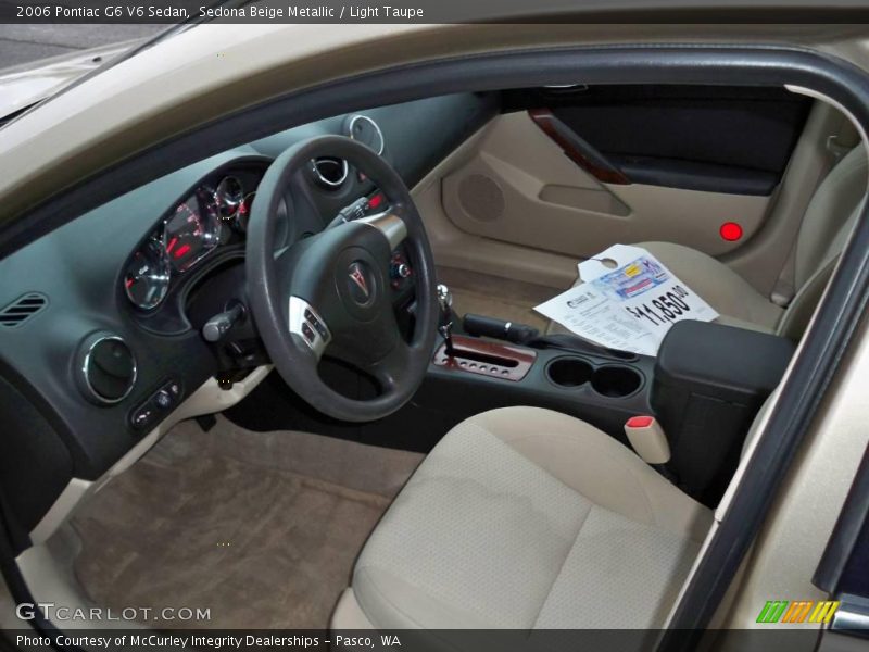 Sedona Beige Metallic / Light Taupe 2006 Pontiac G6 V6 Sedan