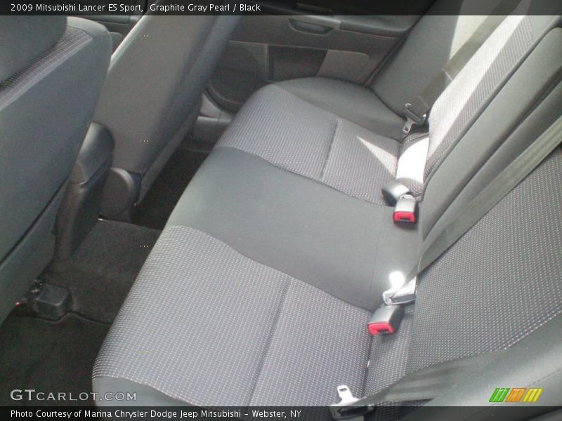 Graphite Gray Pearl / Black 2009 Mitsubishi Lancer ES Sport