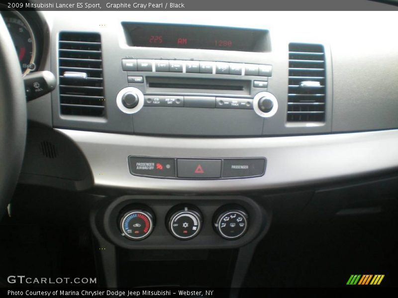 Graphite Gray Pearl / Black 2009 Mitsubishi Lancer ES Sport