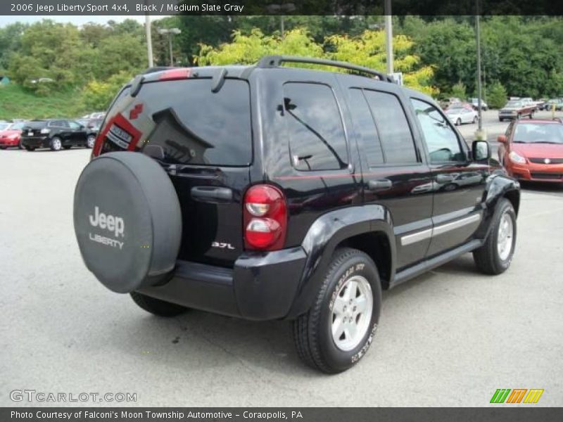 Black / Medium Slate Gray 2006 Jeep Liberty Sport 4x4