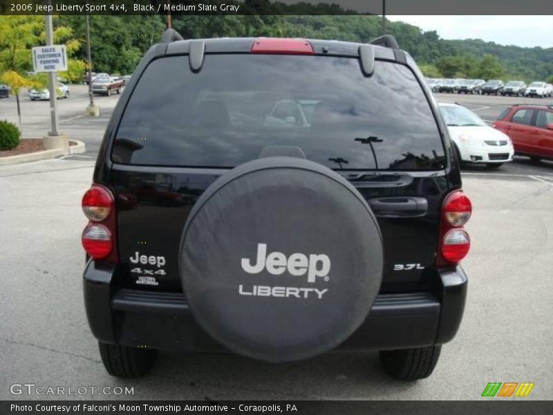 Black / Medium Slate Gray 2006 Jeep Liberty Sport 4x4