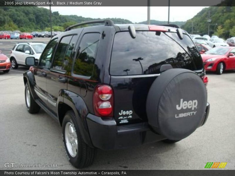 Black / Medium Slate Gray 2006 Jeep Liberty Sport 4x4