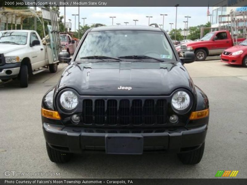 Black / Medium Slate Gray 2006 Jeep Liberty Sport 4x4