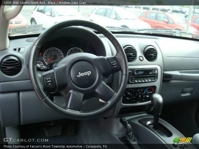Black / Medium Slate Gray 2006 Jeep Liberty Sport 4x4