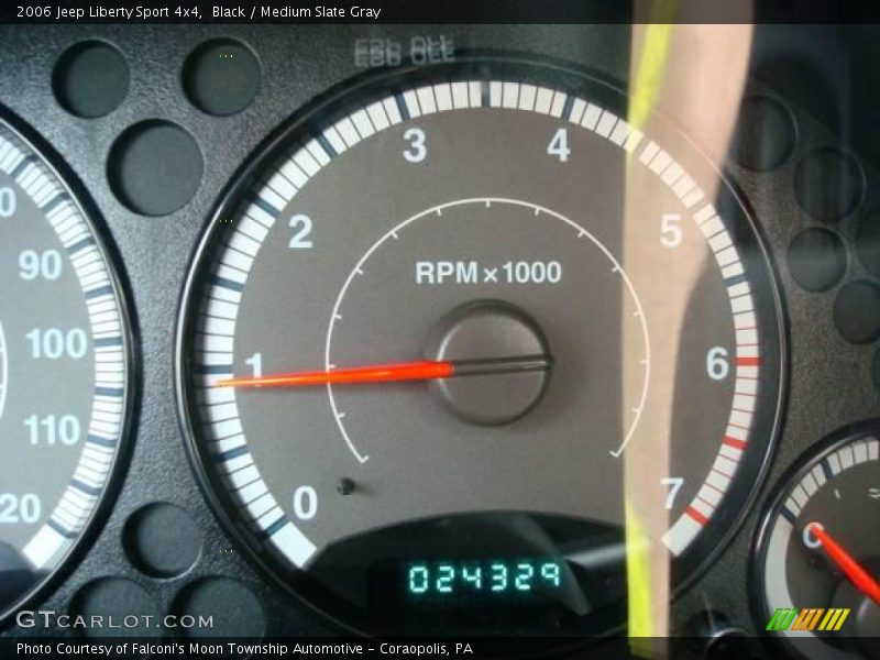 Black / Medium Slate Gray 2006 Jeep Liberty Sport 4x4