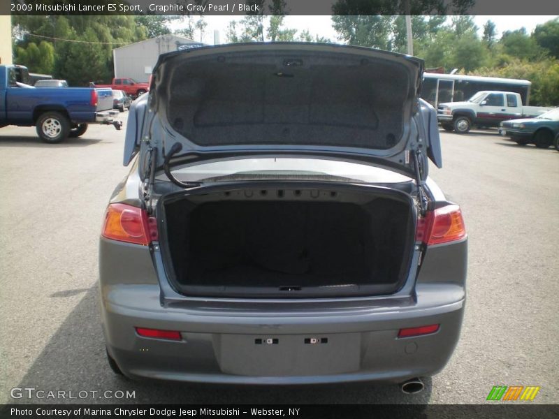 Graphite Gray Pearl / Black 2009 Mitsubishi Lancer ES Sport