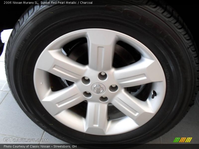 Sunset Red Pearl Metallic / Charcoal 2006 Nissan Murano SL