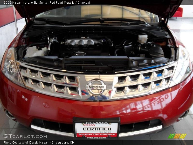 Sunset Red Pearl Metallic / Charcoal 2006 Nissan Murano SL