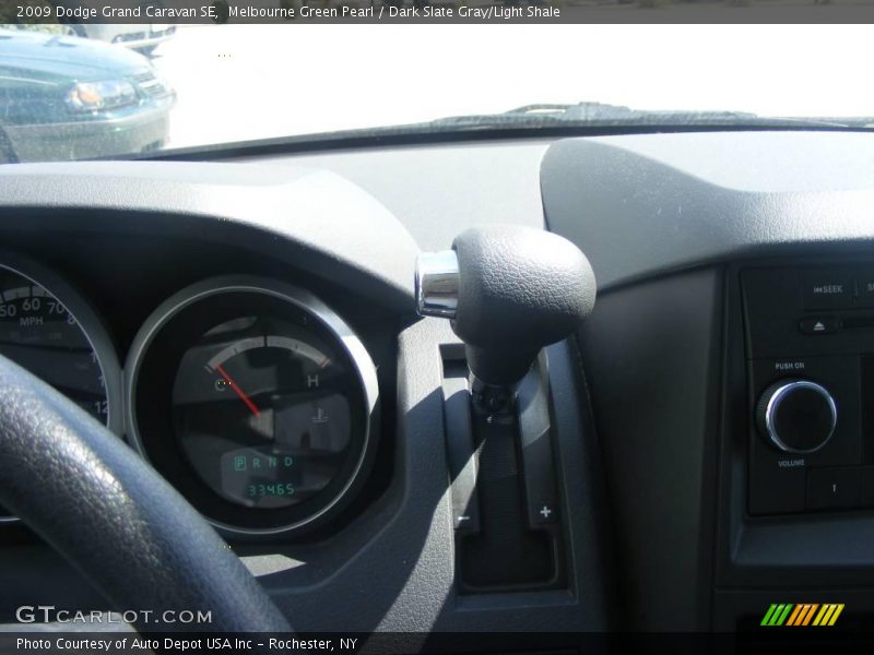 Melbourne Green Pearl / Dark Slate Gray/Light Shale 2009 Dodge Grand Caravan SE