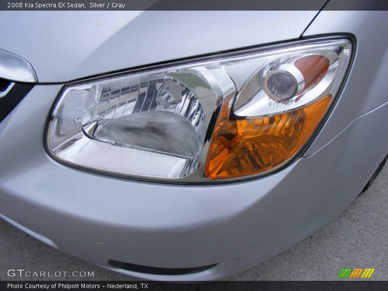 Silver / Gray 2008 Kia Spectra EX Sedan