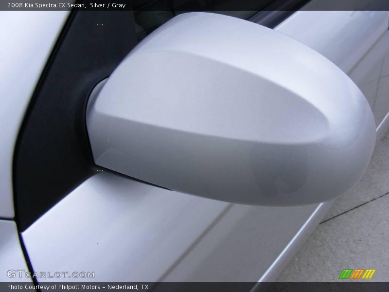 Silver / Gray 2008 Kia Spectra EX Sedan