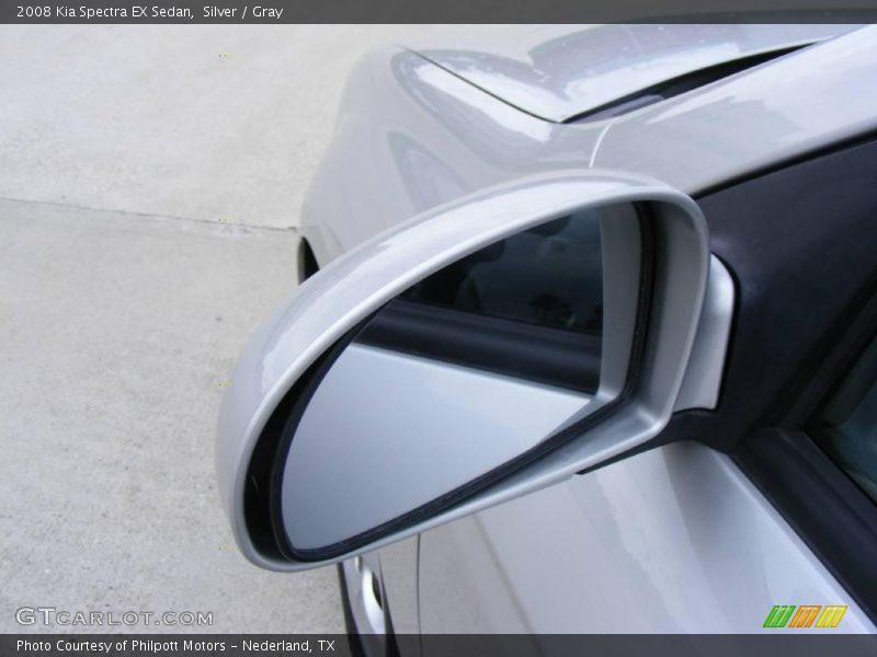 Silver / Gray 2008 Kia Spectra EX Sedan