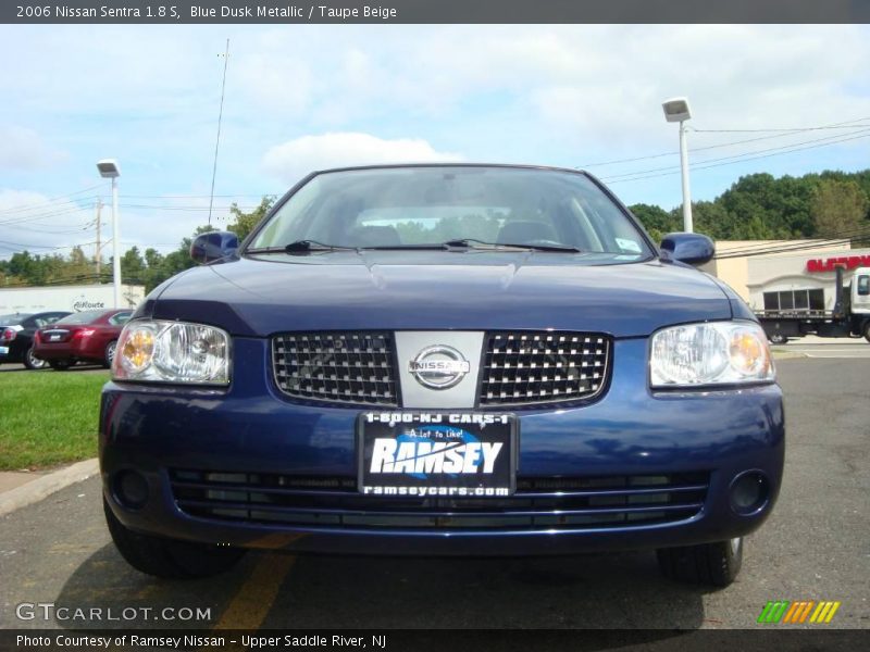 Blue Dusk Metallic / Taupe Beige 2006 Nissan Sentra 1.8 S